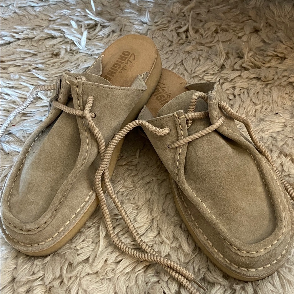 Clarks Originals Suede Wallabee mule - Picture 6 of 7